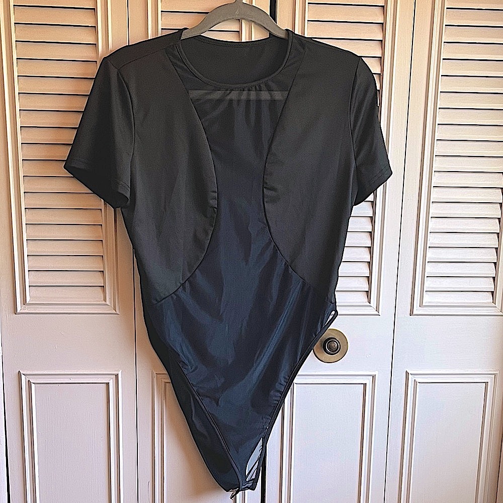 Black Short Sleeve Bodysuit